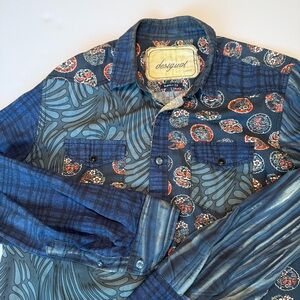 Desigual Men's Multicolor Patterned Shirt